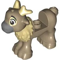 Animal, Reindeer, Tan Fur and Horns Print (Sven)