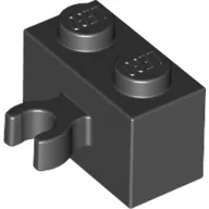 Brick Special 1 x 2 with Vertical Clip [Open O Clip]