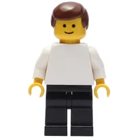Man - White Torso, Black Legs Brown Hair
