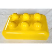 Primo Baseplate / Storage Lid, Rectangular with Six Round Studs