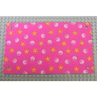 Belville, Tent Cover with Starfish and Clams Print