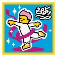 Tile 2 x 2 with Ballet Dance print