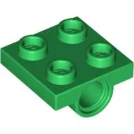 Plate Special 2 x 2 with 1 Pin Hole [Split Underside Ribs]