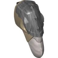 Large Figure Head Bird, Vulture with Red Eyes Print