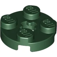 Plate Round 2 x 2 with Axle Hole Type 1 (+ Opening)