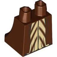 Hips and Legs Under Dress/Robe with Tan Underdress print