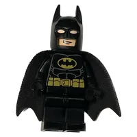 Batman, Black Suit, Black Cape and Cowl, Yellow Batman Logo (56630 Cape) (3626c Head)
