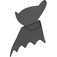 Neckwear Cape, Angular Pointed Collar, with 5 Points [Plain]