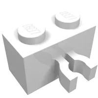 Brick Special 1 x 2 with Vertical Clip [Thick U Clip]