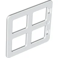 Duplo Door / Window with Four Equal Square Cornered Panes