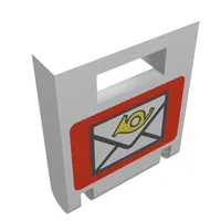 Box 2 x 2 x 2 Door with Slot and Mailbox Print