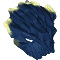 Large Figure Mask of Corruption with Marbled Trans-Neon Green Pattern