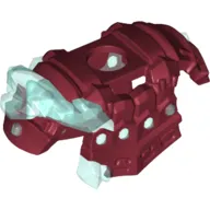 Minifig Neckwear Shoulder Armour With Trans Light Blue Ice