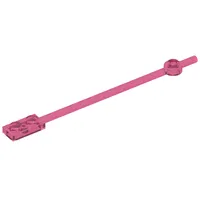 Bar 1 x 12 with 1 x 2 Plate End with Solid Studs and 1 x 1 Round Plate End