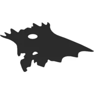 Neckwear Cape, Tattered and Scalloped with Collar [Spongy Stretchable Fabric]