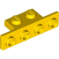 Bracket 1 x 2 - 1 x 4 [Rounded Corners at Bottom, Square Corners at Top]