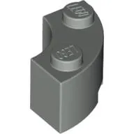 Brick Round Corner 2 x 2 Macaroni with Stud Notch