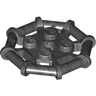 Plate Special 2 x 2 with Bar Frame Octagonal, Reinforced, Completely Round Studs