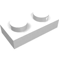 Plate 1 x 2 with Electric Contacts