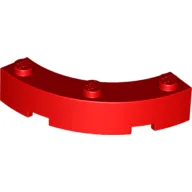 Brick Round Corner 4 x 4 Macaroni Wide with 3 Studs