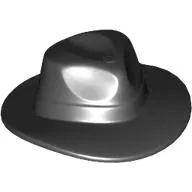 Hat Wide Brim, Outback Style with Wide Belt, Buckle (Fedora)