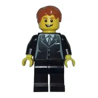 Black Torso, Black Legs, Dark Orange Hair