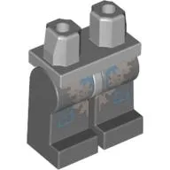 Hips and Dark Bluish Gray Legs with Atlantis Hammerhead Warrior Print