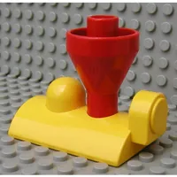 Duplo Train Steam Engine Funnel Top, Red Top