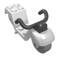 Fabuland, Scooter with Grey Wheels and Black Handlebars