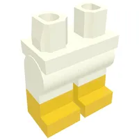 Hips with White Legs and Yellow Boots Pattern