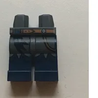 Hips and Dark Blue Legs with Medium Nougat Belt and Sash, Pirate Boots Print