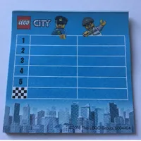 Notepad, Police Chase Race Game Score Pad - Police vs. Burglar