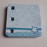 Clikits Memo Pad with 3 Holes and Stars Print