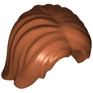 Hair Mid-Length Tousled with Center Part