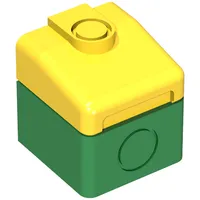 Duplo Train Cabin End with Yellow Top