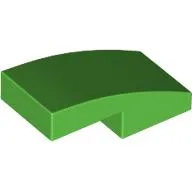 Slope Curved 2 x 1 No Studs [1/2 Bow]