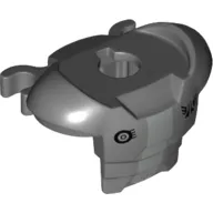 Minifig Neckwear Armor Space with Shoulder Protection and 2 Clips with Galaxy Squad Logos and Silver Stripe Print