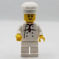 Chef, Red Neckerchief, White Legs, Smile, Reddish Brown Eyebrows