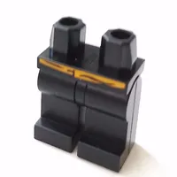 Hips and Black Legs with Bottom of Batman Tiger Stripes Tuxedo Jacket Print