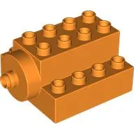 Duplo Brick 4 x 4 x 2 with Large Rotor Mounting (Ferris Wheel)