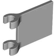 Flag 2 x 2 Square, Flat Clip Edge [Thick Clips]