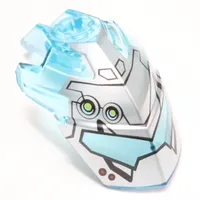 Large Figure Helmet / Visor with Clip with Face Guard Print Type 3