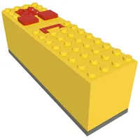 Battery Box, 9V 4 x 14 x 4 with Dark Bluish Gray Base [Complete Assembly]