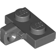 Hinge Plate 1 x 2 Locking with 1 Finger on Side, with Groove