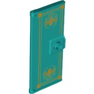 Door 3 x 6 with Gold Decorations print