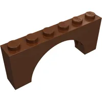 Brick Arch 1 x 6 x 2 - Thick Top with Reinforced Underside