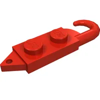 Hook, Plate 1 x 2 with Crane Hook Right