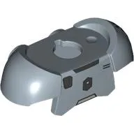 Minifig Neckwear Armor Shoulder Pads with Control Panel Print