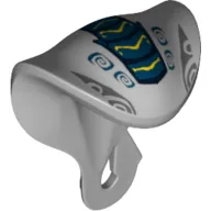 Snake / Cobra Hood and Tail with Dark Blue Snake Print