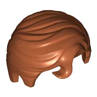 Hair Swept Right with Front Curl